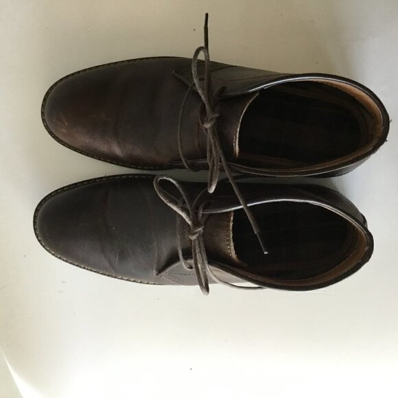 Izod Men's Chukka Lace-Up Brown Leather Boot Size 9.5 D - Picture 10 of 11
